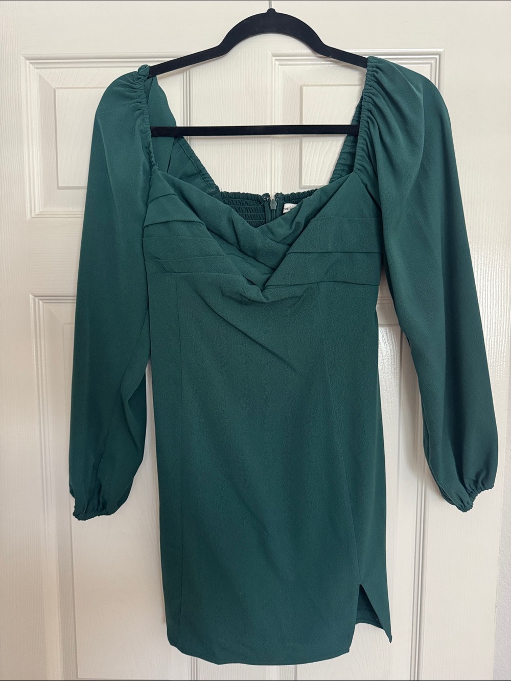 Abercrombie Green Long-Sleeve Mini Dress
